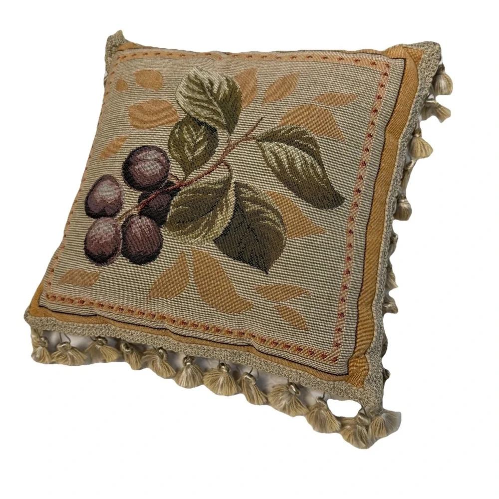 French‎ Country Pillow Velvet Back 12